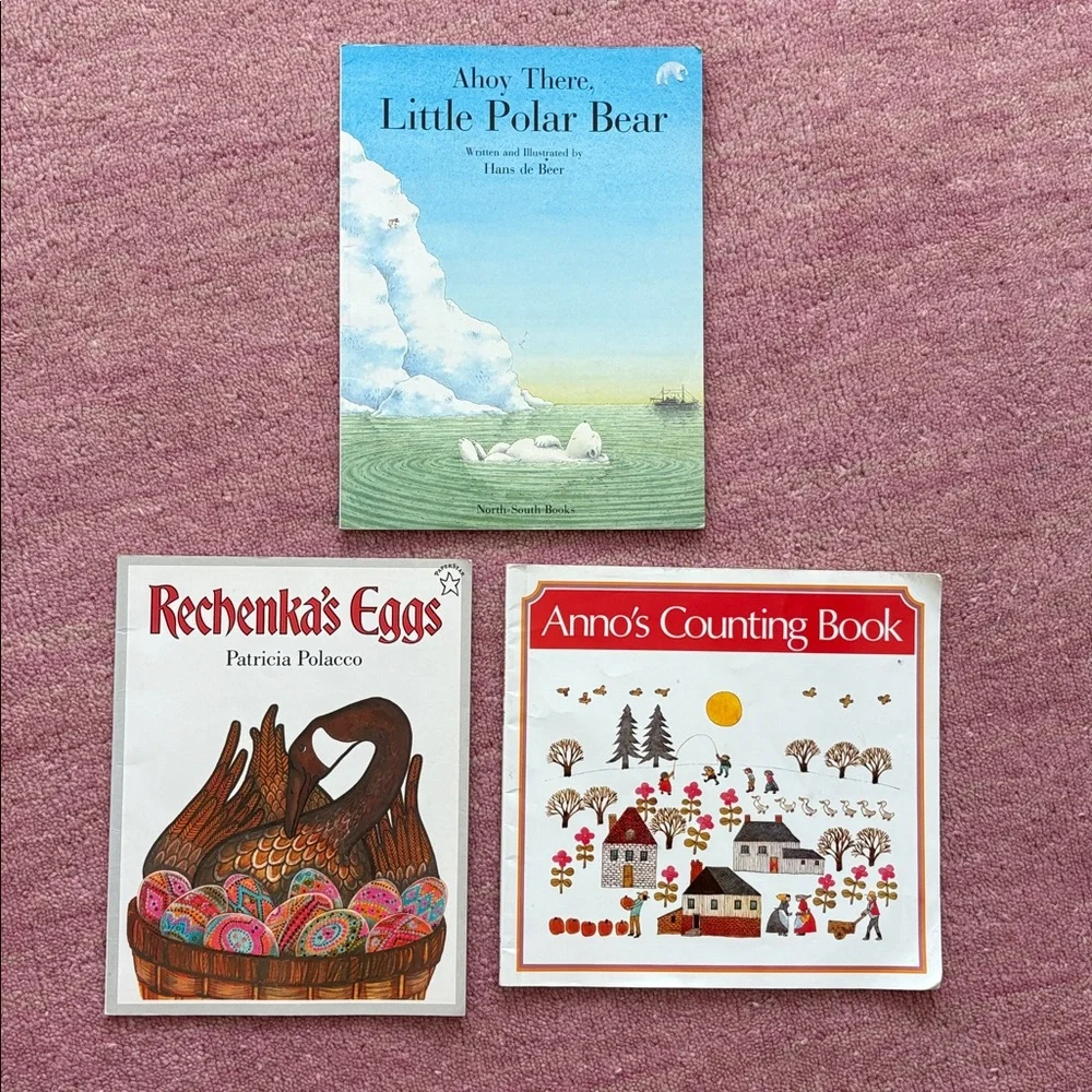 Beautiful Children’s Paperback Books | Rechenka’s Eggs, Anno’s Counting Book
